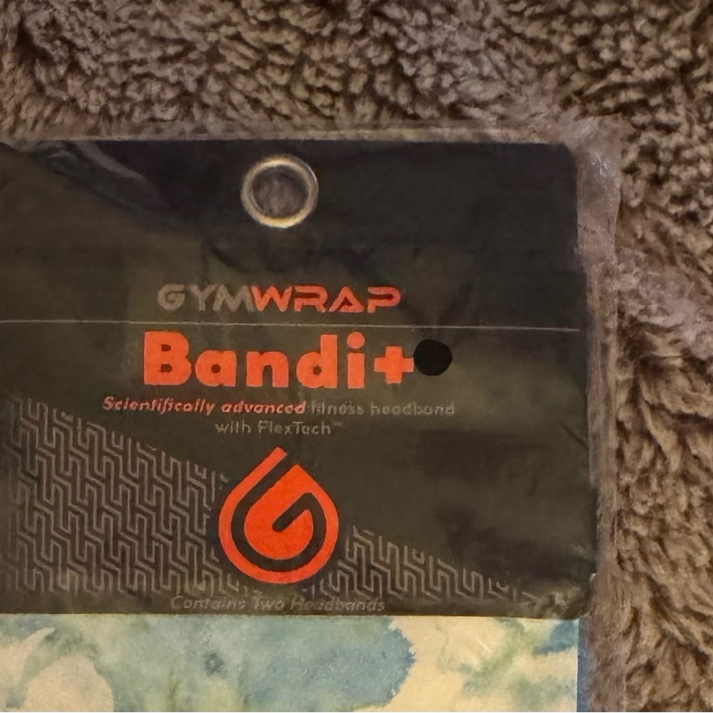 Gymwrap Bandi+ Water Lil Blue Headband - Picture 3 of 4